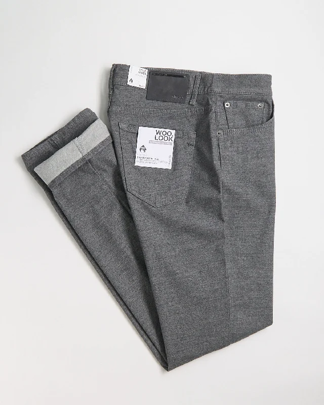 Chuck Woo.Look Easy Care 5 Pocket Pants Relaxed Men's Beach