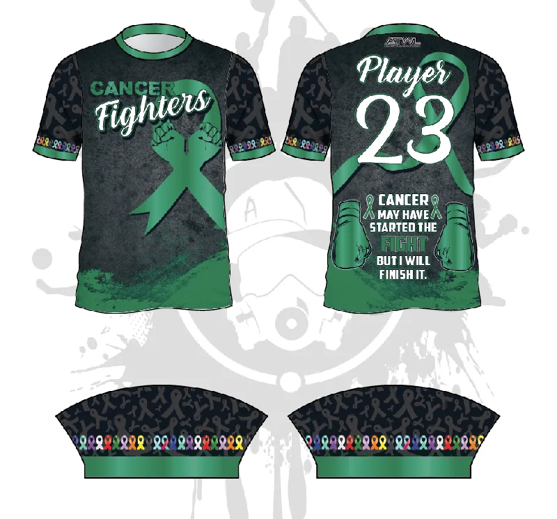 Cancer Fighters Men's Jersey Stylish Men's Tropical 