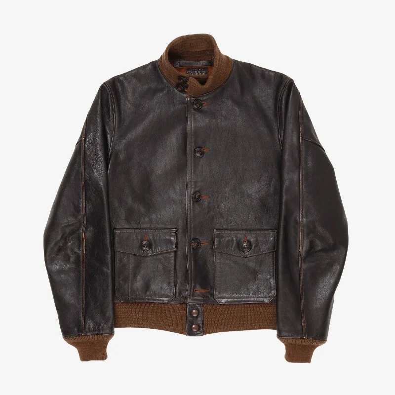 Type A-1 Leather Jacket Streetwear Style