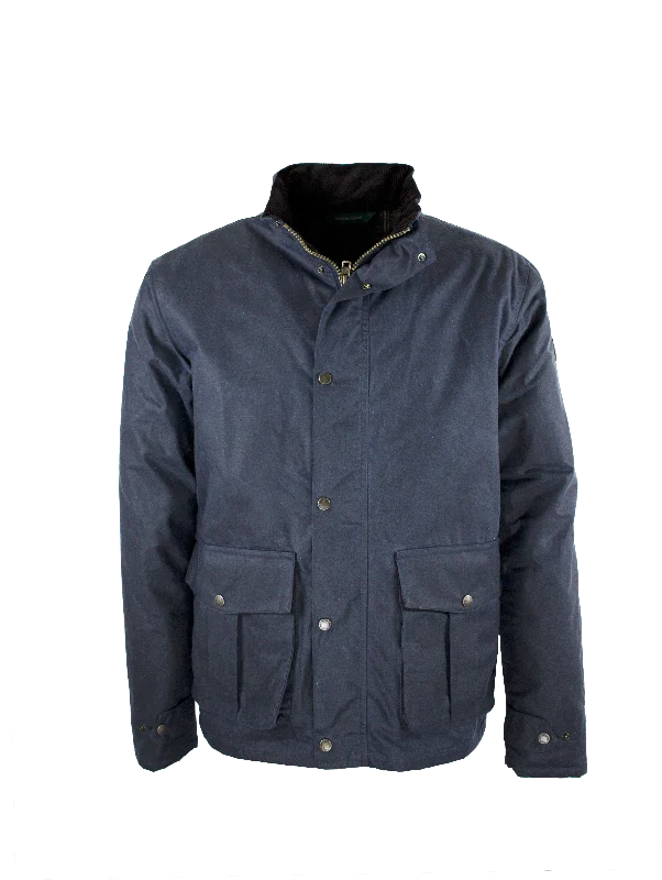 W50 - Men's Kendal Antiquity Wax Jacket - NAVY Modern Men's 