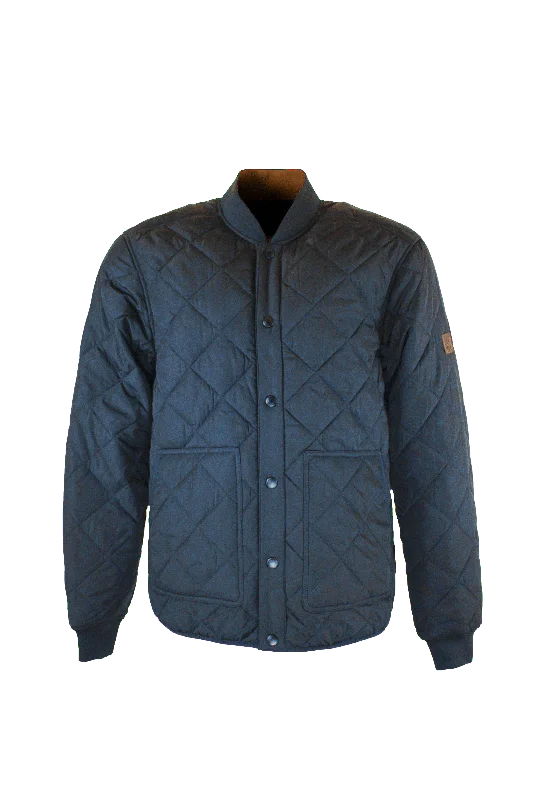 MJ005 - Men's Keswick Quilted Jacket - NAVY Practical Men's Quick