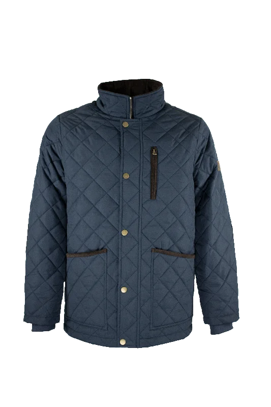 MJ003 - Men's Aron Quilted Jacket - NAVY Casual Men's Japanese 