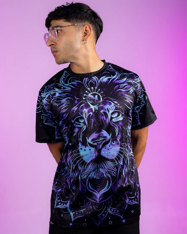 Lion Premonition T-Shirt Practical Men's Quick