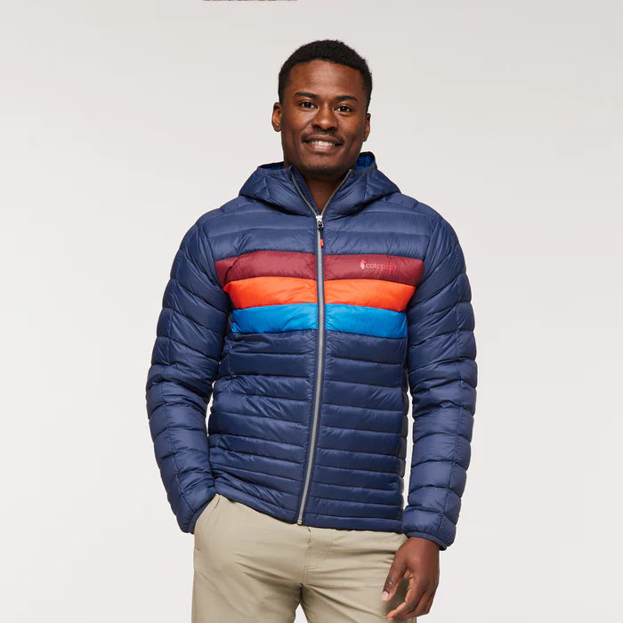 Men's Fuego Hooded Down Jacket Hip Men's Retro