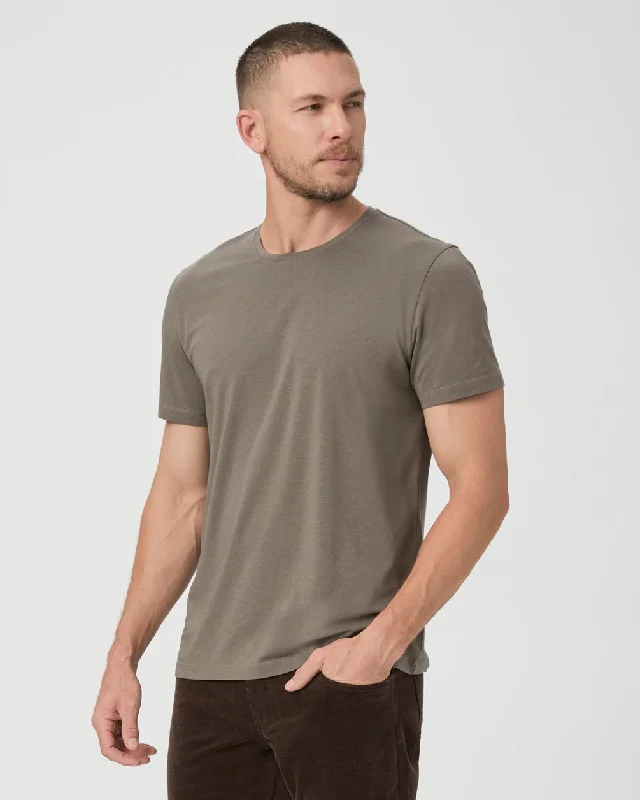 PAIGE Cash Crew Neck Tee / Cedar Forest Sharp Men's Italian