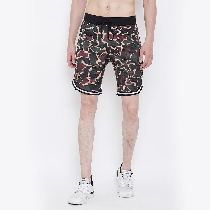 Camo Mesh BasketBall Shorts Classic Men's Pin