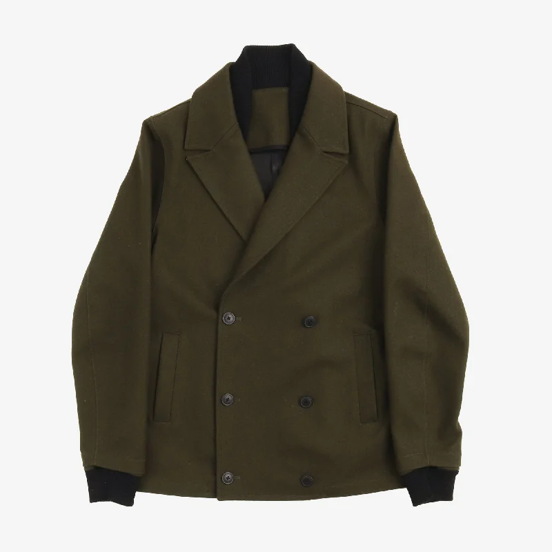 Wool Peacoat Dynamic Men's Glow