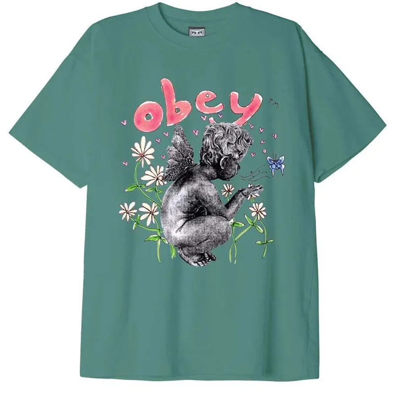 Garden Fairy Heavyweight T-Shirt Earthy Men's Sustainable 