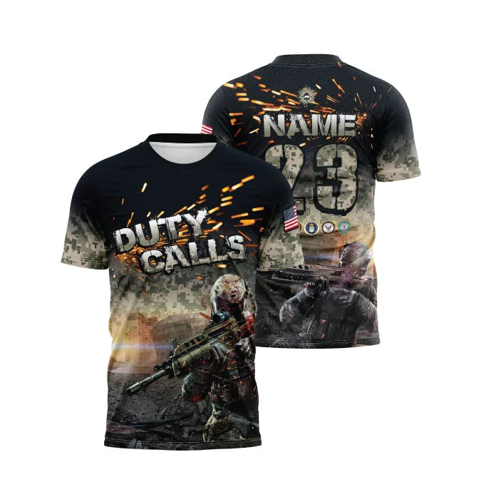 Duty Calls Full Dye Jersey Practical Men's Quick