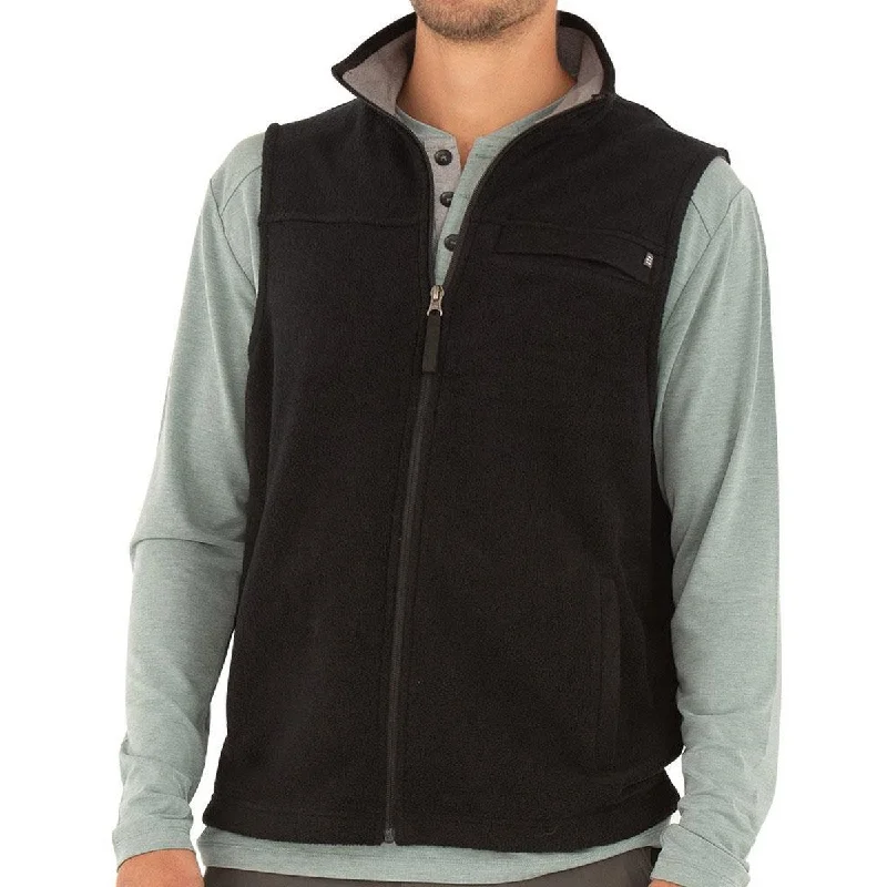 Men's Bamboo Polar Fleece Vest Preppy Men's College