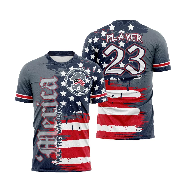 Star Spangled Men's Full-Dye Jersey Dapper Men's 1920S