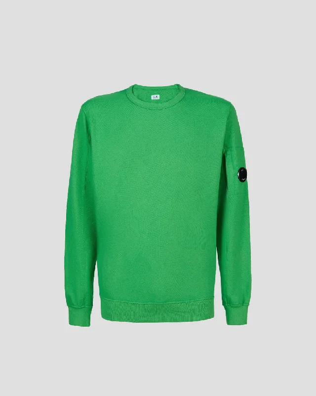 Light Fleece Sweatshirt Classic Green Bold Men's Animal