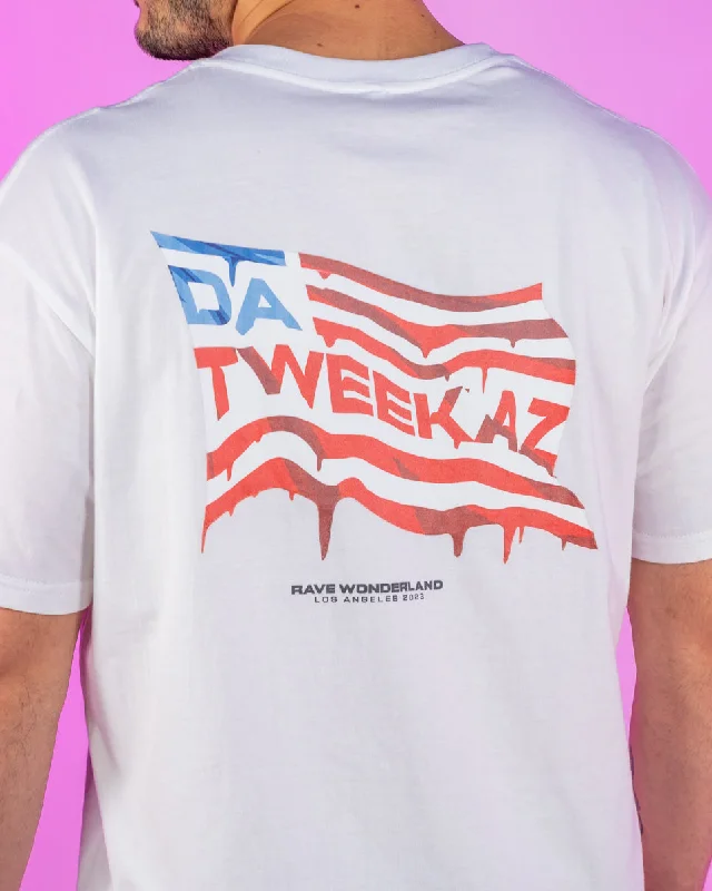 Da Tweekaz x Rave Wonderland Limited Edition Flag Tee Bohemian Men's Free