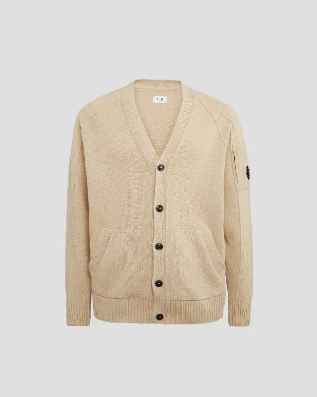 Lambswool Cardigan Mojave Desert Modern Men's Tech