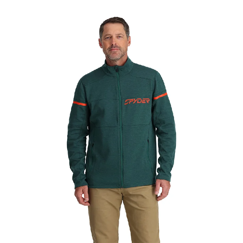 Mens Speed Fleece Full Zip - Cypress Green Practical Men's Multi