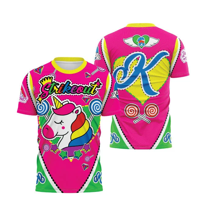 Unicorn Strikeout Mens Full-Dye Jersey Polished Men's Silk