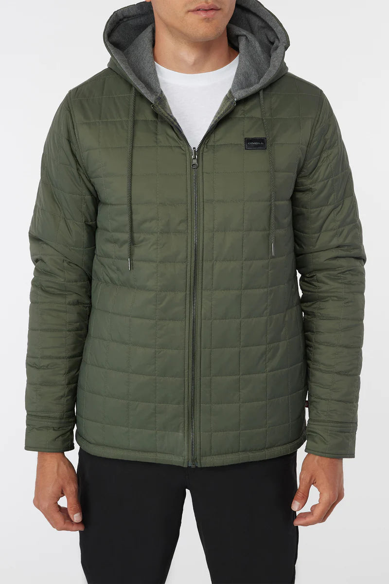 Glacier Hooded Reversible Jacket Practical Men's Quick