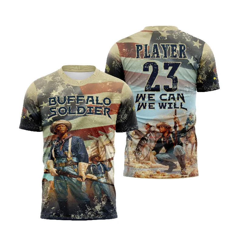 Buffalo Soldiers Full Dye Jersey Dynamic Men's Glow