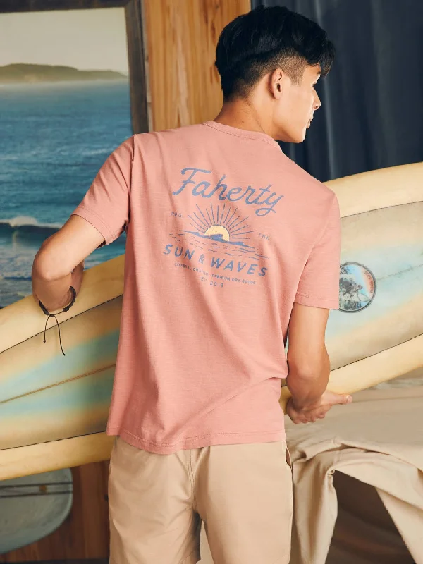 Faherty Sunwashed Graphic Tee / Faded Flag Athletic Men's High