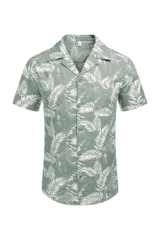 Tropical Paradise Shirt Masculine Men's Thick