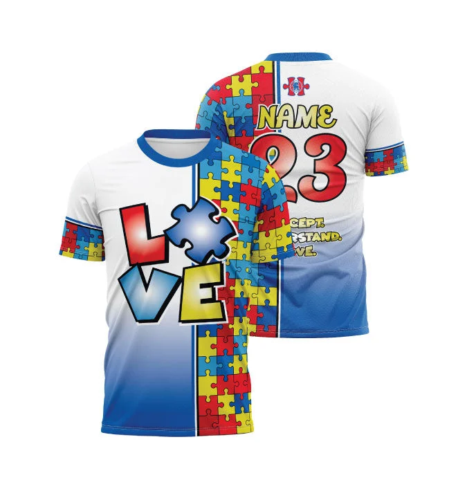 Love Needs No Words Full Dye Jersey Athletic Men's High