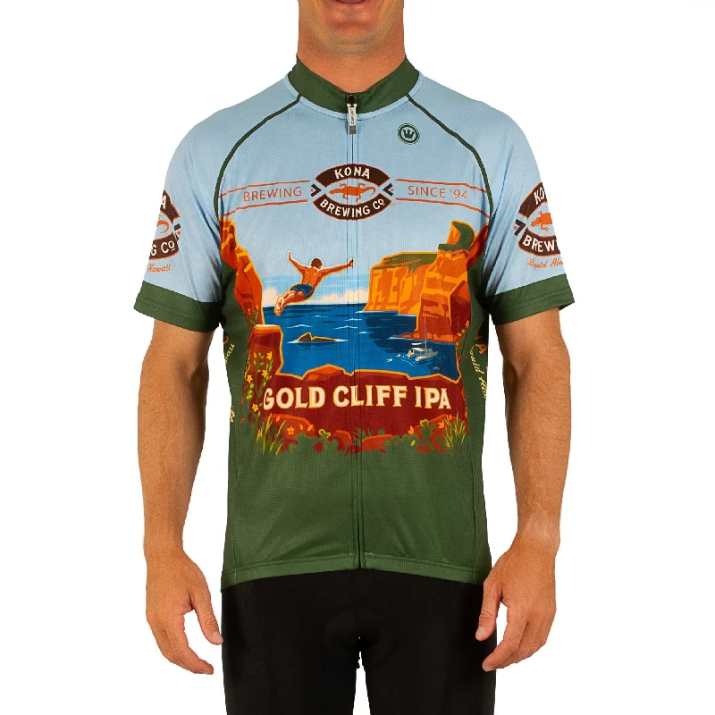 Men's KBC Gold Cliff IPA Jersey Masculine Men's Thick