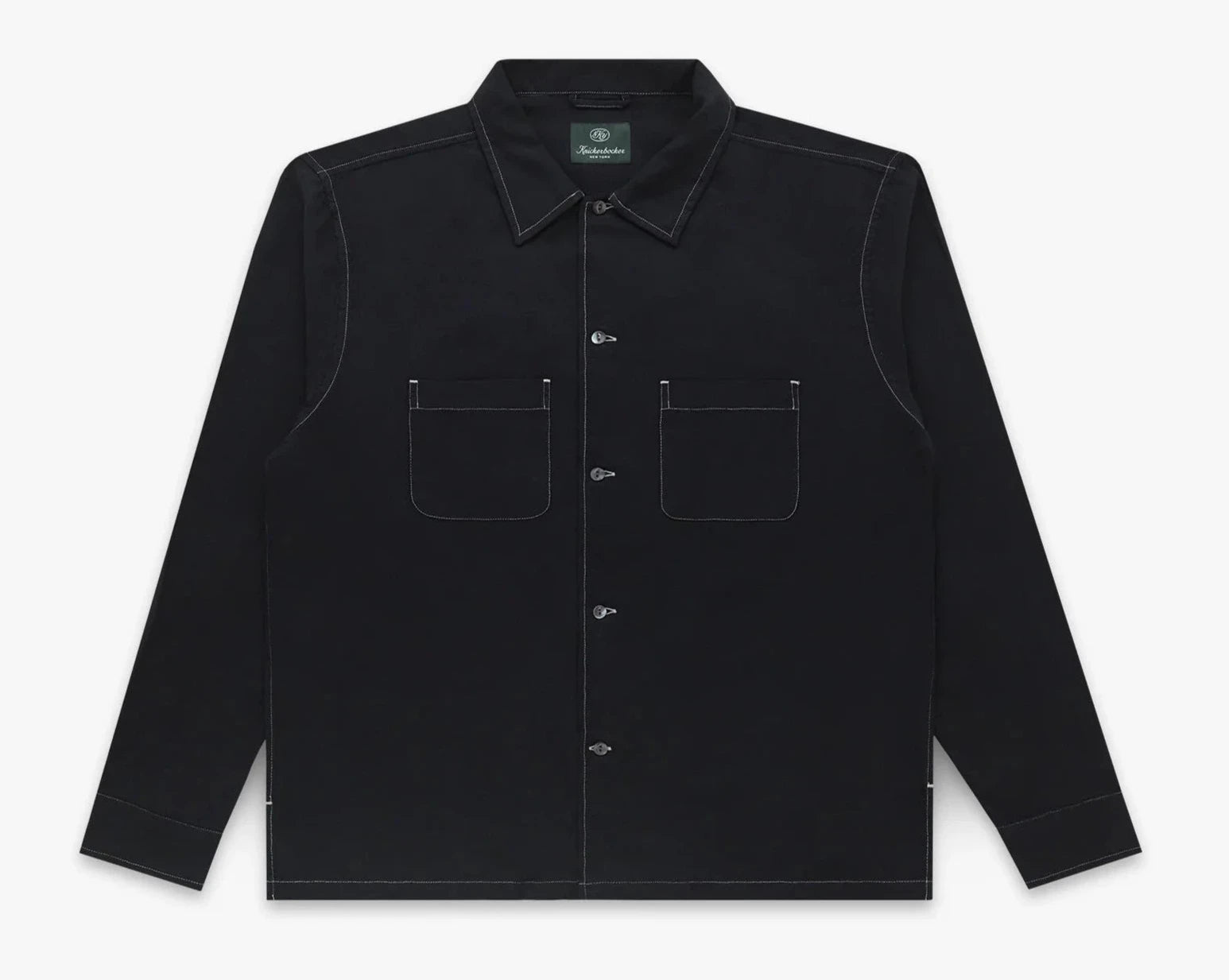 Knickerbocker - Murray Modal & Merino Shirt in Dark Navy Relaxed Men's Australian 