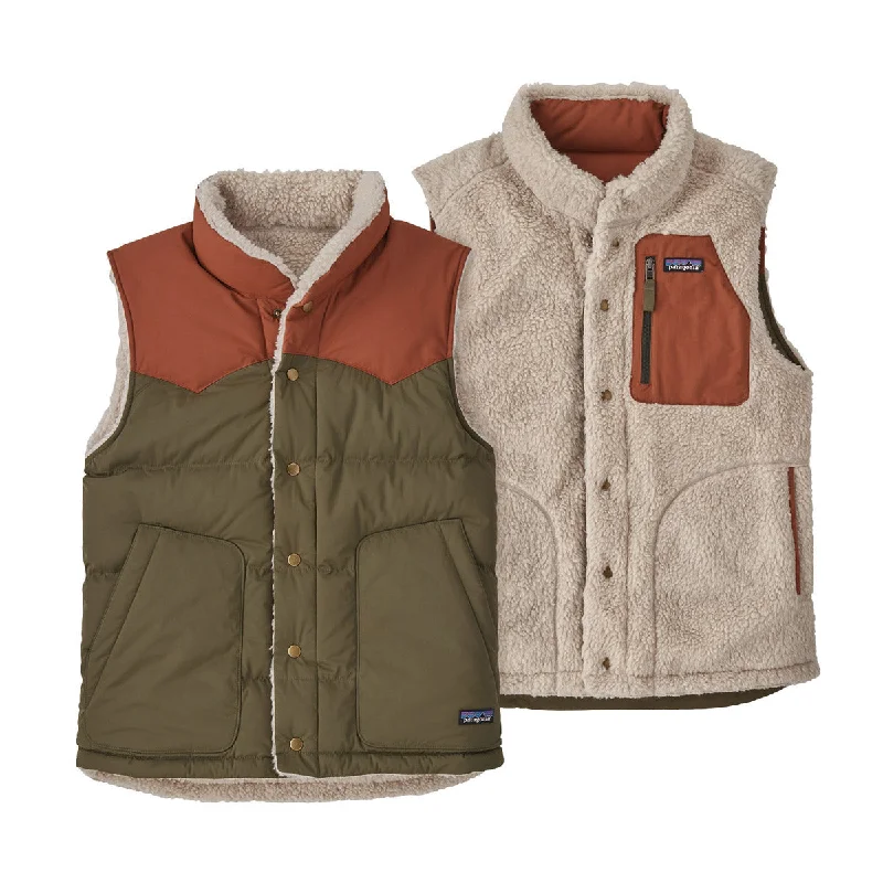 Men's Reversible Bivy Down Vest Tailored