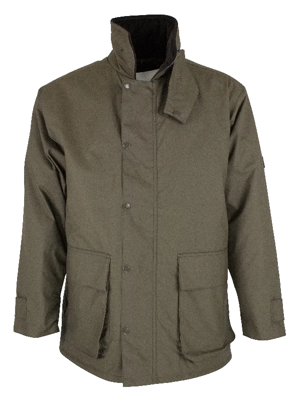 W18 - Men's Knightsbridge Staywax Jacket - OLIVE Streetwear Style