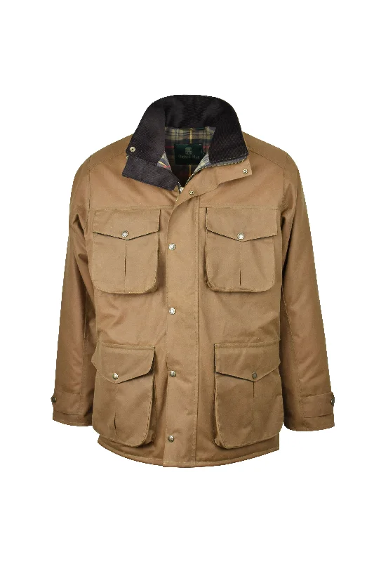 W71 - Men's Fiskar Padded Wax Coat - SAND Relaxed Men's Beach