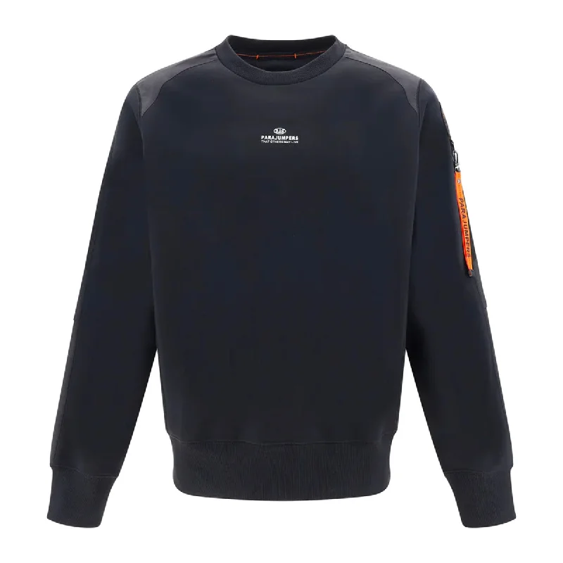 Sabre Basic Sweatshirt Black Monochromatic Office Style