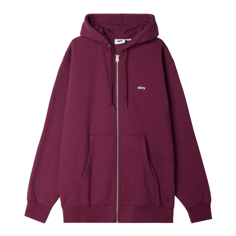 Tab Zip-Up Hooded Pullover Lumberjack