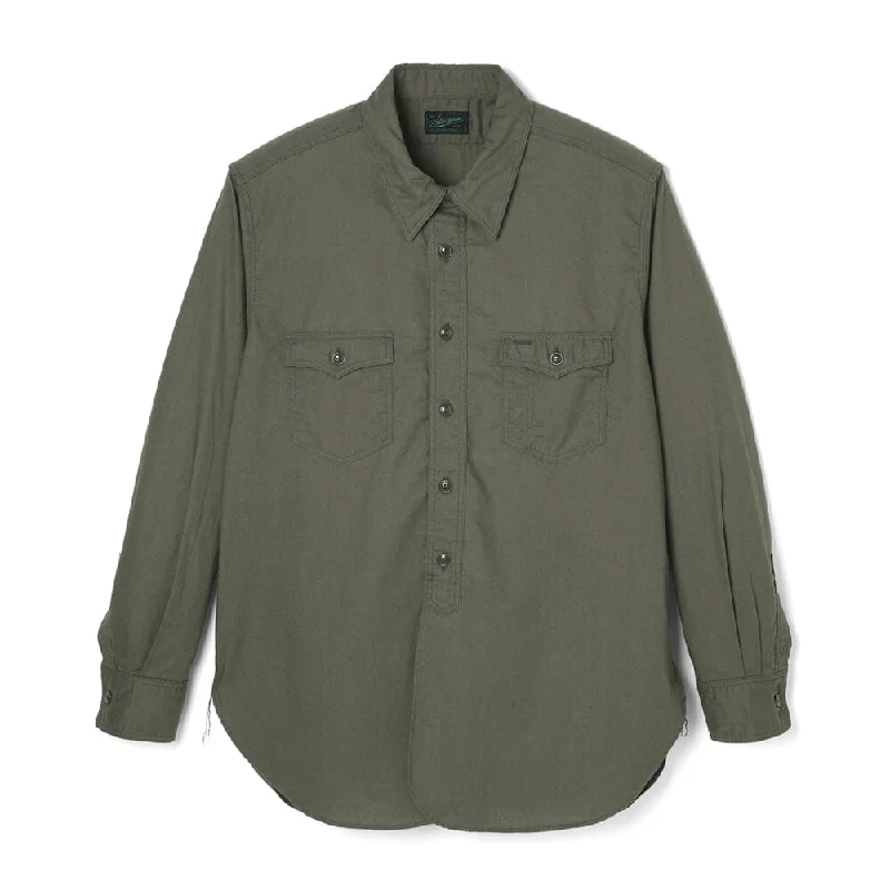 Stevenson Overall Co. - Ore Seeker Shirt - OS1 - OD - Olive Drab Dapper Men's Bow