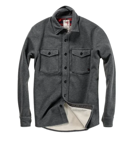 Relwen - Pique Fleece Workshirt - Dk. Grey Tough Men's Tactical