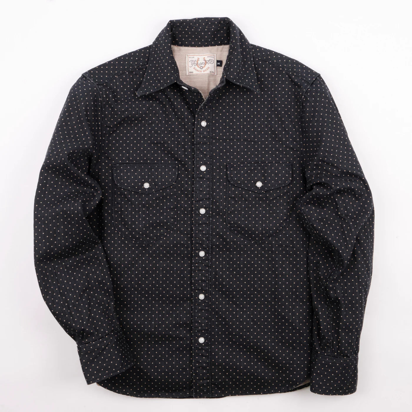 Freenote Cloth - Bodie Navy Polkadot Dynamic Men's Glow