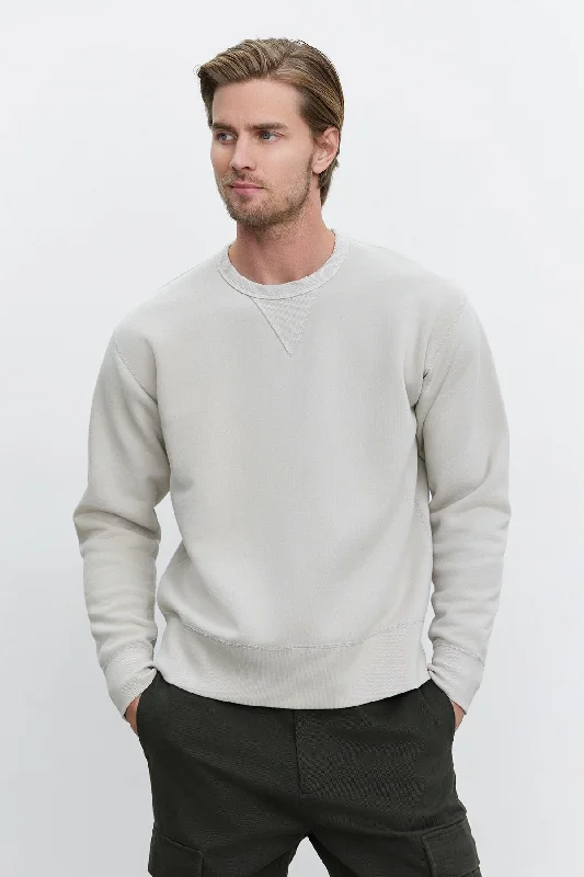 Velvet Isamu Fleece Crewneck Sweatshirt / Ancient Dynamic Men's Moto