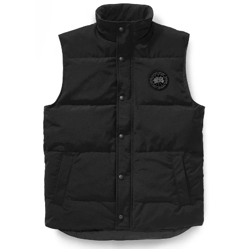 Men's Garson Vest Black Label Unique Men's Patch