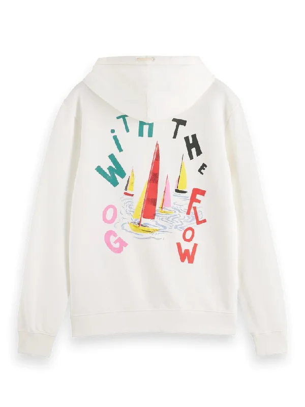 Scotch & Soda 'Go With The Flow' Hoodie / Swan Youthful Men's Anime