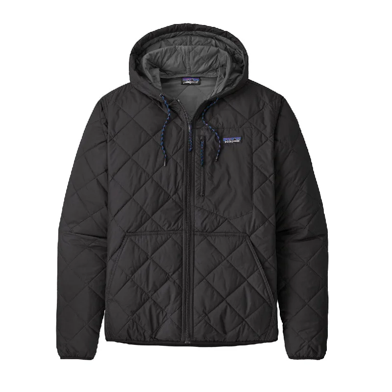 Men's Diamond Quilted Bomber Hoody Sophisticated Men's 