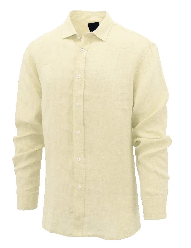 Daniel  Hechter Lemon Linen Shirt Athletic Men's Compression