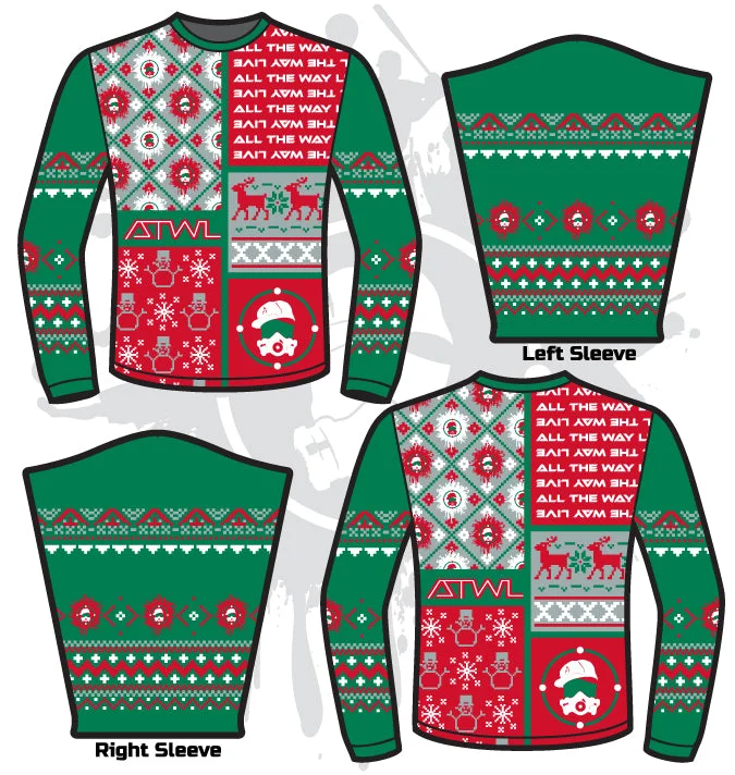 2018 Holiday Ugly Sweaters Youthful Men's Pop