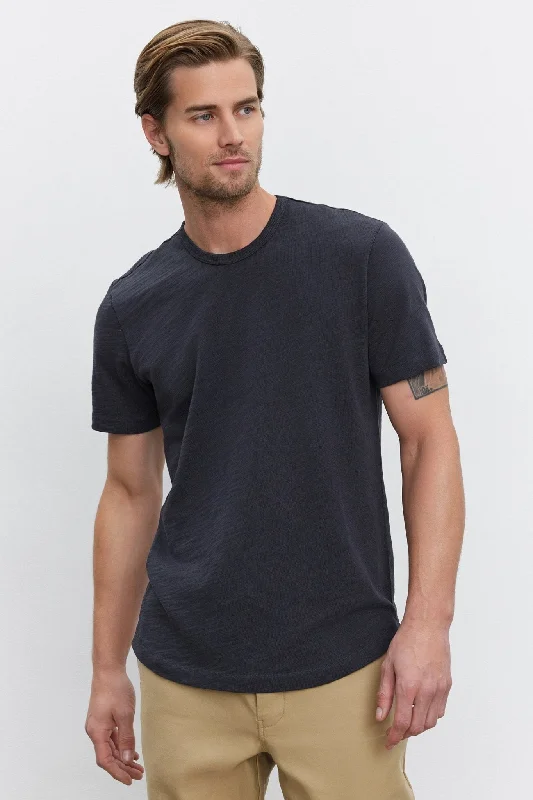 Velvet Spader Crew Neck T-Shirt / Ink Relaxed Men's Australian 