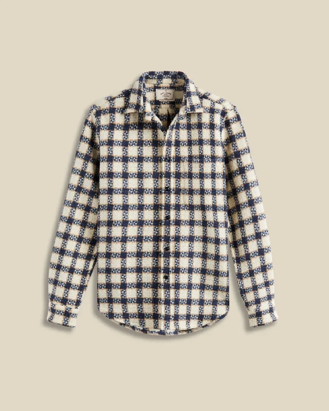 Wool 'Burgo' Overshirt Masculine Men's Thick