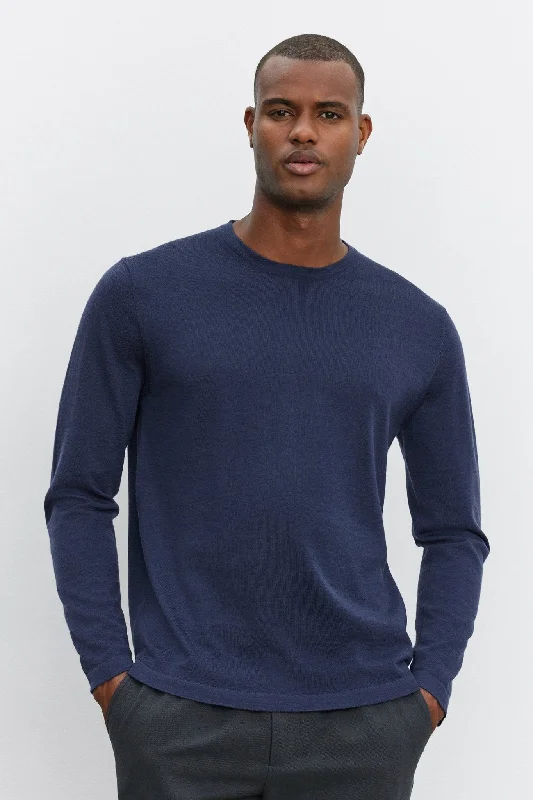 Velvet Alvin Sweater / Navy Dynamic Men's Glow