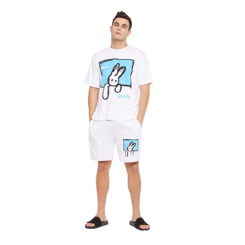 Hang On Oversized Tshirt & Shorts Clothing Set Bold Men's Animal