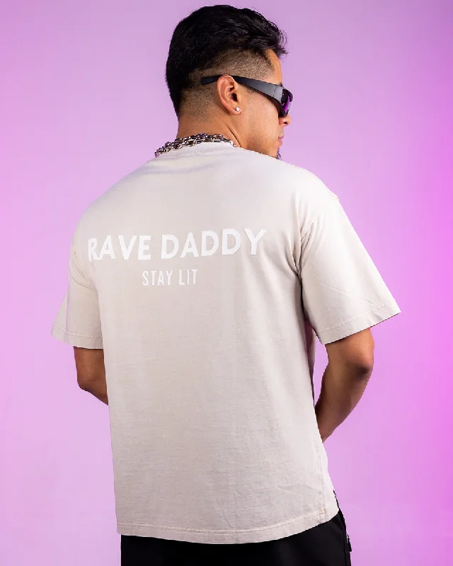 Rave Daddy, Stay Lit Men's T-Shirt Beach