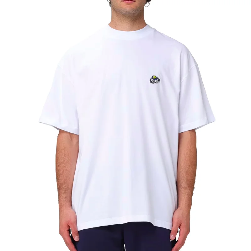 MSGM Crewneck Short-Sleeved T-Shirt White Earthy Men's Hemp