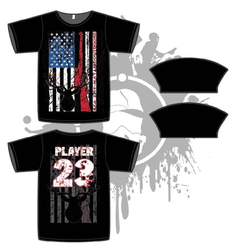 Hunters Flag Mens Full Dye Jersey Dynamic Men's High