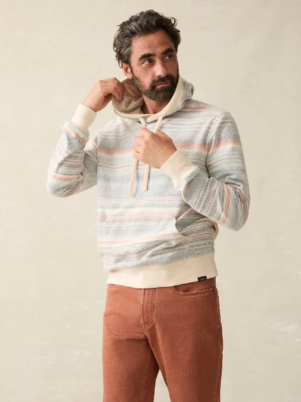 Faherty Byron Bay Hoodie / Island Sunrise Bold Men's Animal