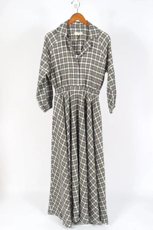 Consuelo Dress - Gray Check Artistic Men's Avant